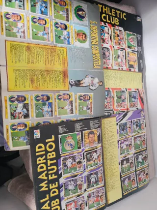Lote álbumes Panini Liga 96-97 y 97-98