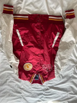 Chaqueta Bomber Roja y Blanca University 1982