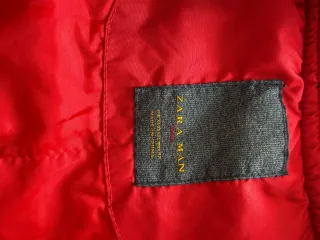 Chaqueta Bomber Roja y Blanca University 1982