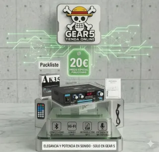 Amplificador AK35 Hi-Fi Bluetooth MP3