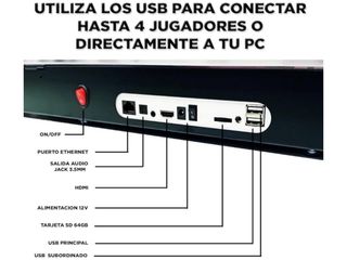 PandoraBox Doble Joystick Consola Juegos Completa