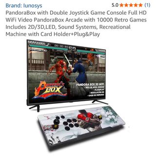 PandoraBox Doble Joystick Consola Juegos Completa