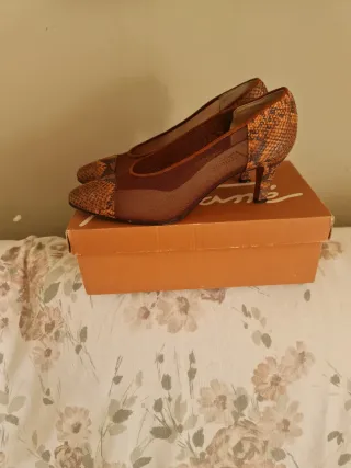 Vermont Piel Serpiente y Rejilla T.39