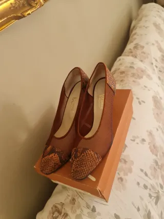 Vermont Piel Serpiente y Rejilla T.39