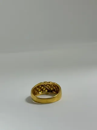 Anillo Oro Amarillo con Citrino
