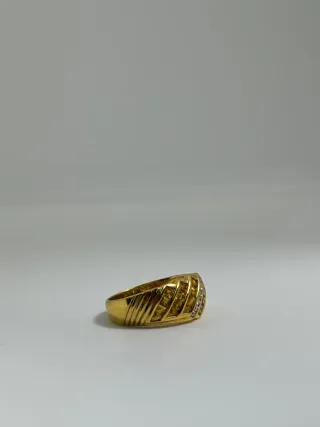 Anillo Oro Amarillo con Citrino