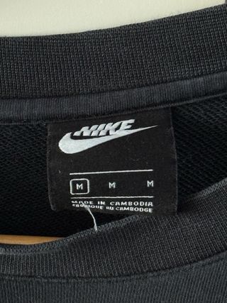 Sudadera negra Nike Talla M