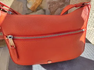 Bolso bandolera piel Gloria Ortiz naranja