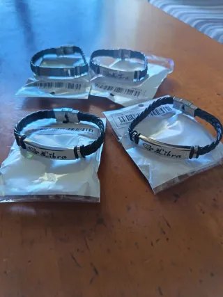 Pulseras de cuero hombre nuevas