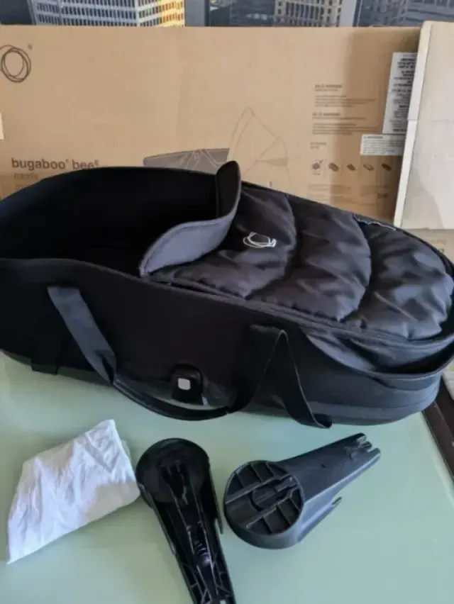 Capazo bee 6 negro como nuevo+ sabana