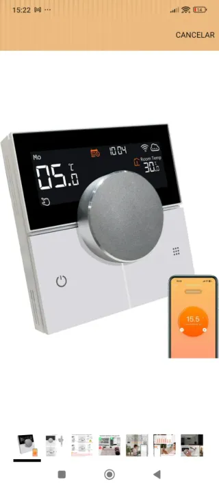 Lote: Aspirador y Termostato Inteligente