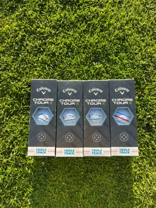 4 cajas Callaway Triple Track Chrome True X