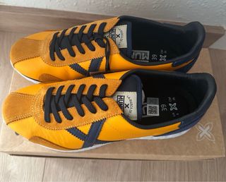 Zapatillas Munich Hombre/Mujer Azul/Amarillo