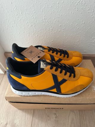 Zapatillas Munich Hombre/Mujer Azul/Amarillo