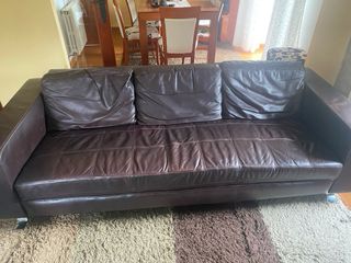 Sofás de piel 3+2 plazas