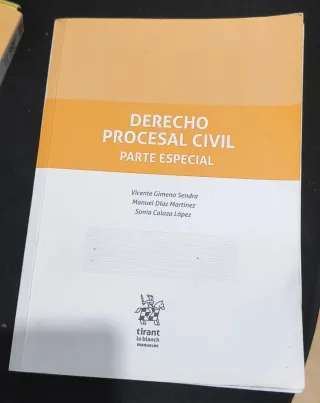 Derecho Procesal Civil. Parte Especial