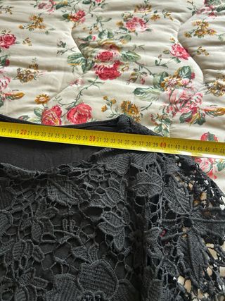 Maglia donna pizzo nero elegante