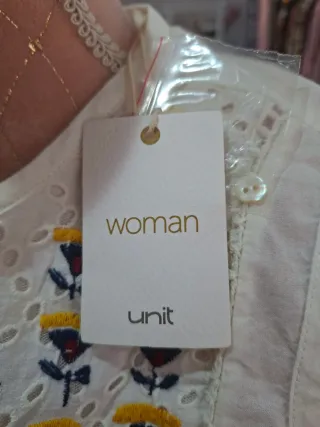 Blusa bordada mujer talla única