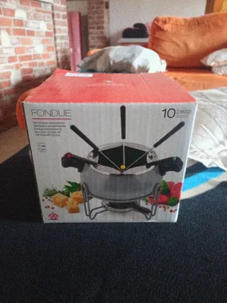 Set Fondue Antiaderente 10 Pezzi