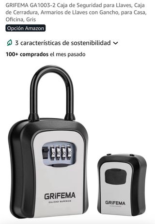 Caja Seguridad Llaves GRIFEMA Gris