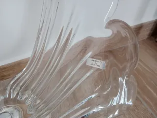 Centro de mesa cristal y metal