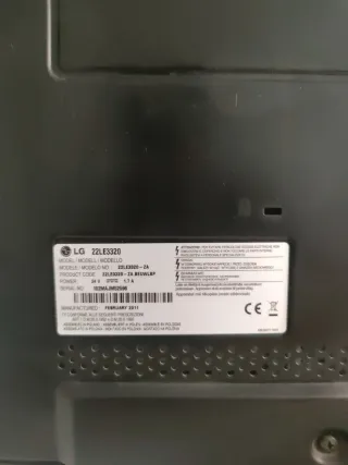 Televisor LG Negro (No enciende)