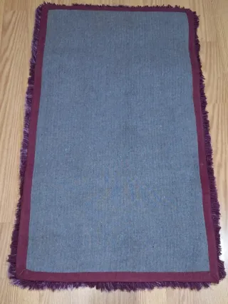 Lote 2 alfombras moradas poliéster