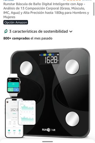 Báscula Digital Inteligente Runstar con App
