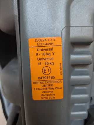 Silla coche Britax Römer Evolva 123