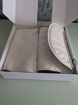 CAPOTA, CUBRE SILLA Y CAPAZO MARFIL BUGABOO CAM