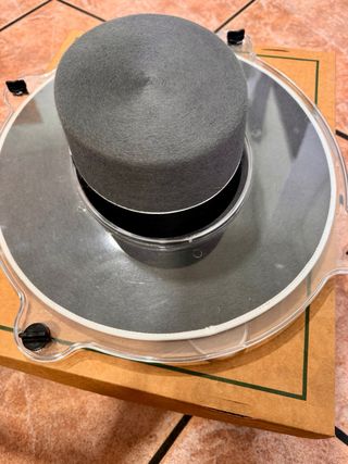 Sombrero Cordobés Premium Pelo Conejo Gris