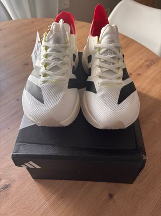 Adidas Adios Pro 4 - Blancas y Rojas