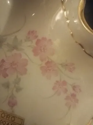 Plato porcelana Decorfinsa oro