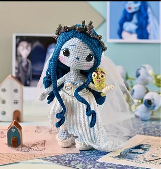 Muñeca Novia Cadáver Hecha a Mano