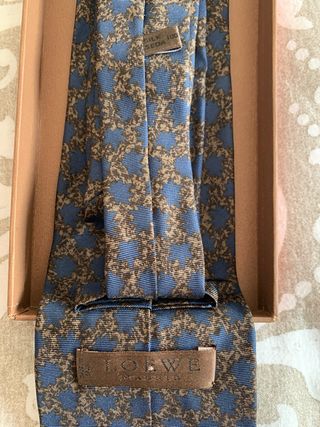 Corbata Loewe Seda Azul