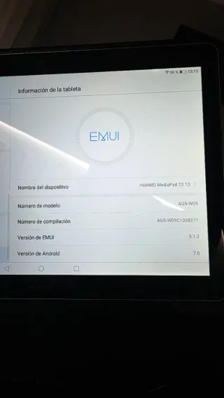 Tablet Huawei Mediapad T3 10 Negra