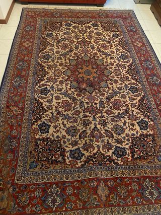 Tappeto Persiano Isfahan 200x300 Cotone-Lana