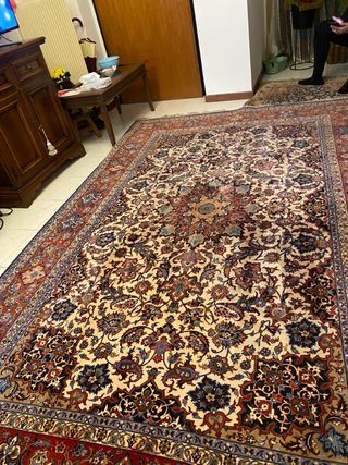 Tappeto Persiano Isfahan 200x300 Cotone-Lana