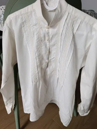 Camisa niño fallero blanca talla 12 años