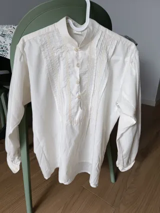 Camisa niño fallero blanca talla 12 años