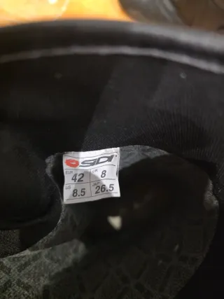 Botas Moto Sidi Gore-Tex Talla 42 Negras.