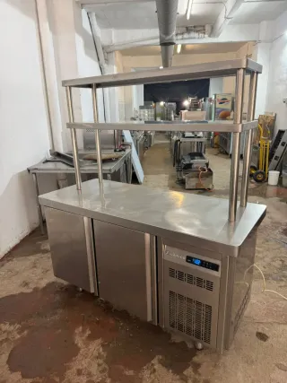 Nevera expositora acero inoxidable