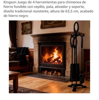 Juego 4 Herramientas Chimenea Kingson