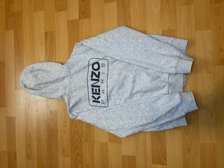 Sudadera Kenzo gris con capucha para niño Talla-11
