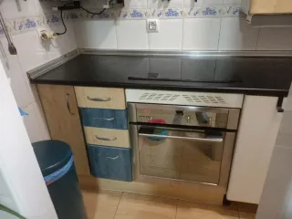 Muebles de cocina madera y metal