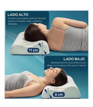 Almohada Cervical Viscoelástica Bamboo Leaf
