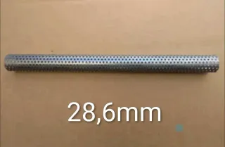 Tubo forato orato scarico marmitta 28,6mm 50cm