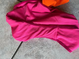 Costume intero arancio e fucsia taglia S