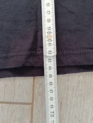 Camiseta Fruit of the Loom Negra Estampada nueva