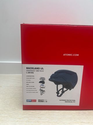 Casco Atomic Backland UL Gris Azul